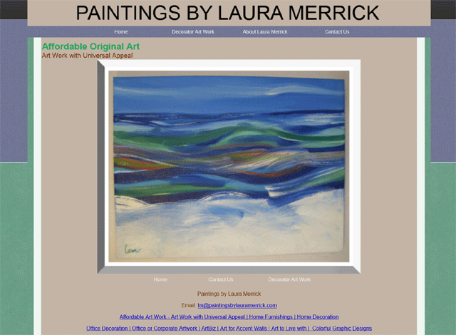 Great Gift Idea - Paintings by Laura Merrick